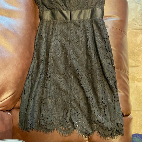 NWT Kate Spade Lace dress Aline sleeveless Floral Black On pointe pattern Size:4 - Picture 6 of 16